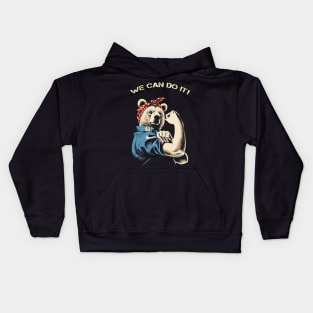 We Can Do It Parody Kids Hoodie